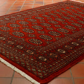 Handmade Pakistan Bokhara rug - 306374