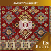 Handmade Comm Afghan Kazak rug - ENR306969