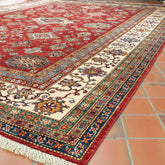 Handmade fine Afghan Kazak carpet - 306978
