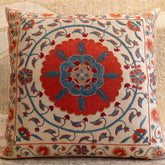 Handmade Uzbek Suzani Silk Cushion - 307746-AI