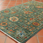 Handmade modern Afghan Ziegler rug - 308243
