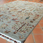 Handmade Afghan Kharjeen rug - 308306