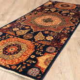 Handmade Afghan Choeb Rang short runner - 308349