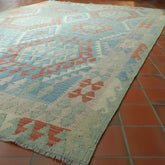 Handmade washed Afghan Kilim - 309633