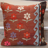 Large Handmade Turkish kilim cushion - 309673-AC