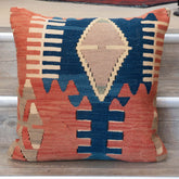 Large Handmade Turkish kilim cushion - 309673-T