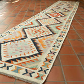 Handmade Afghan Kilim extrta long runner - 309726