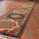 Handmade Afghan Mamluk extra long runner - 309826