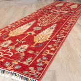 Handmade Afghan Sultani short runner - 309862