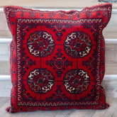 Handmade Afghan Kunduz Pile Cushion - 310275