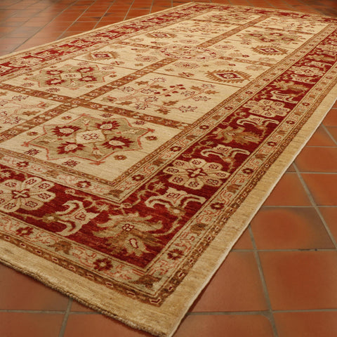 Fine handmade Afghan Ziegler wide runner - CB263194