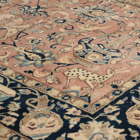 Fine handmade Oriental Qum wool and silk rug - 295591