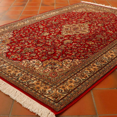 Fine handmade Kashmir Silk rug - CB306355
