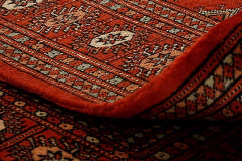 Handmade Pakistan Bokhara rug - 306374