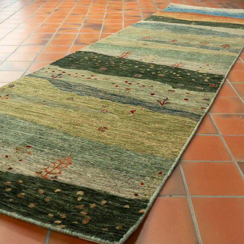 Handmade Afghan Luri Gabbeh runner - CB306442