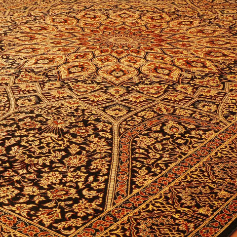 Extra fine handmade Oriental Qum silk rug - 307655