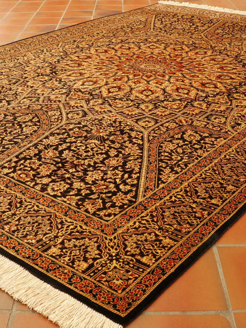 Extra fine handmade Oriental Qum silk rug - 307655