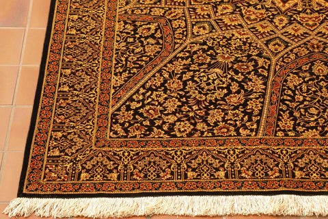 Extra fine handmade Oriental Qum silk rug - 307655