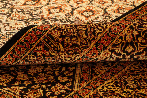Extra fine handmade Oriental Qum silk rug - 307655