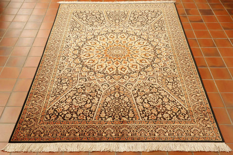 Extra fine handmade Oriental Qum silk rug - 307655