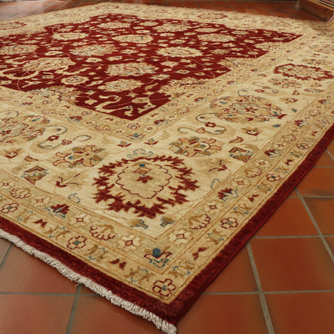 Fine handmade Afghan Ziegler square carpet - CB307658
