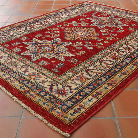 Handmade Afghan Kazak rug - CB307756