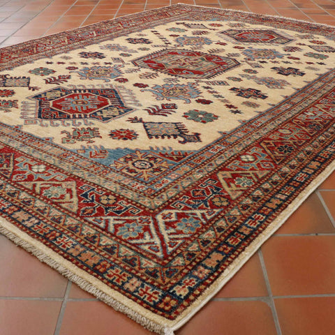 Extra fine handmade Afghan Kazak rug - CB307785