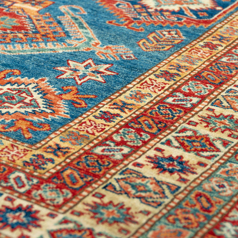 Handmade fine Afghan Kazak rug - 307898