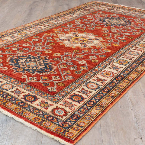 Handmade fine Afghan Kazak rug - 307900