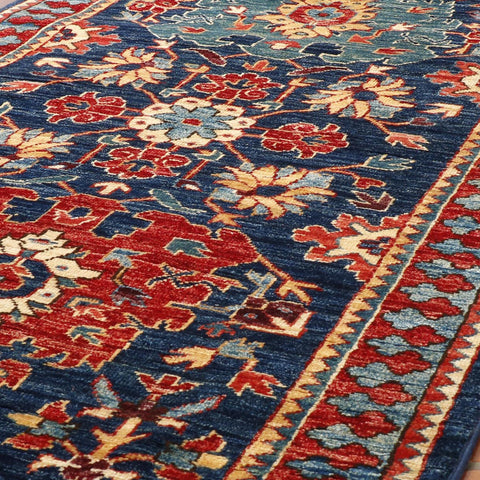 Handmade extra long Afghan Choeb Rang runner - 308060