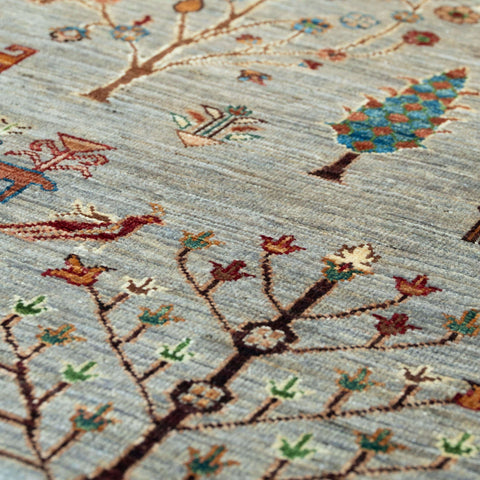 Handmade Afghan Kharjeen rug - 308306