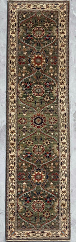 Handmade Afghan Choeb Rang runner - ENR308343
