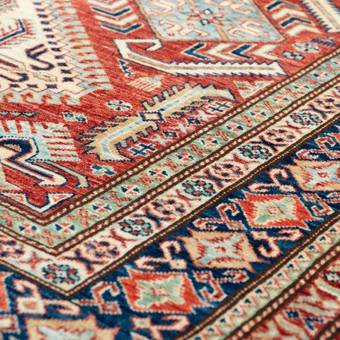 Handmade fine Afghan Kazak rug - 308422