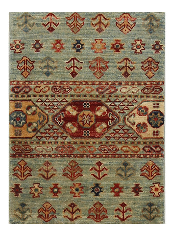 Handmade Afghan Kharjeen rug - ENR308439