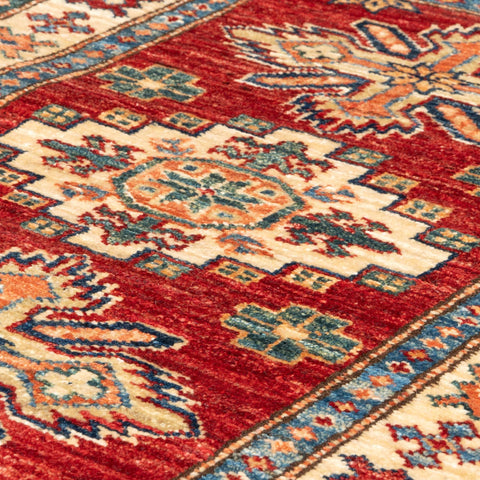 Handmade fine Afghan Kazak rug - 308491