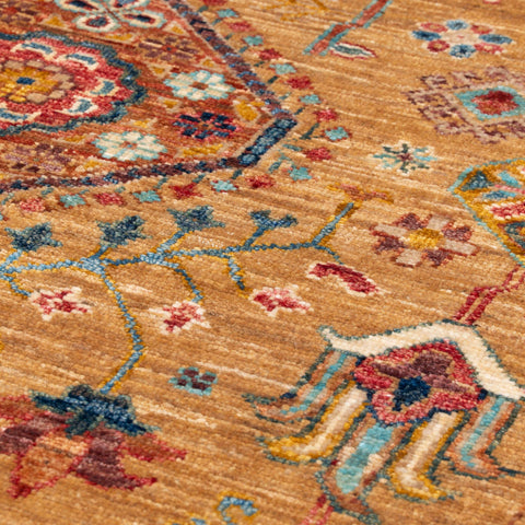 Handmade fine Afghan Tribal short runner - 308764