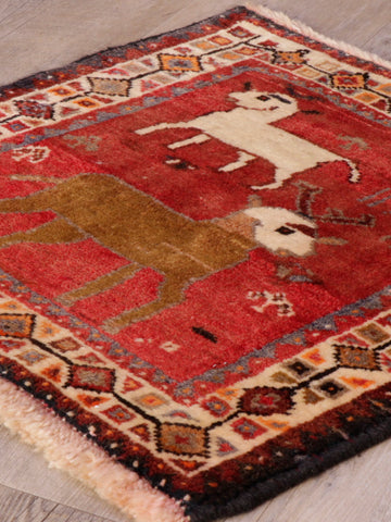 Handmade Oriental Qashqai square - 309207