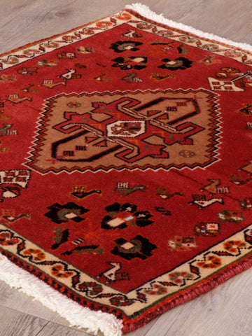 Handmade Oriental Qashqai square - 309211