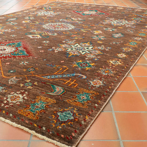 Handmade Afghan Kazak rug - CB309237