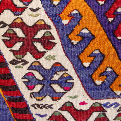 Large Handmade Turkish kilim cushion - 309673-R