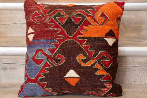 Small Handmade Turkish kilim cushion -309674-BS