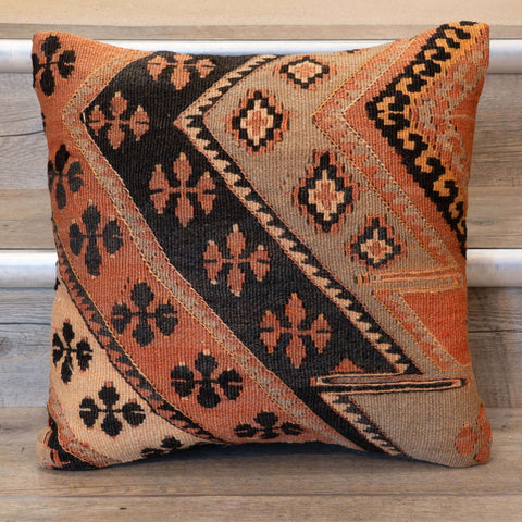 Small Handmade Turkish kilim cushion -309674-AT