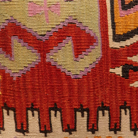 Small Handmade Turkish kilim cushion - 309674-S