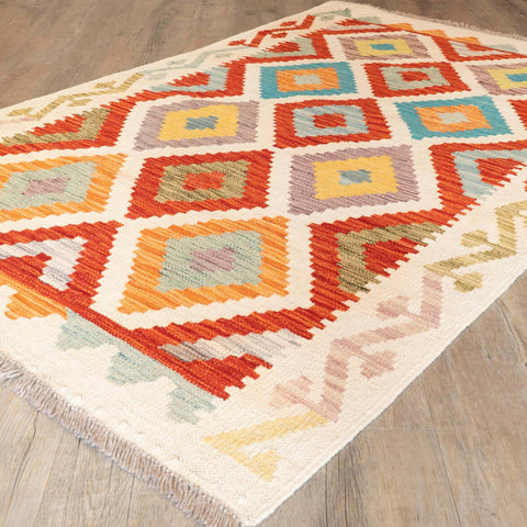 Handmade Afghan Kilim - 309696