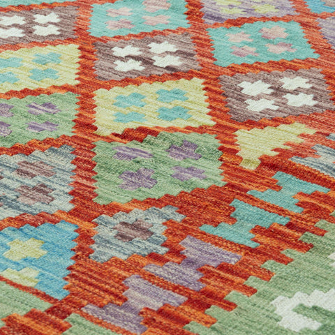Handmade Afghan tribal Kilim - 309709