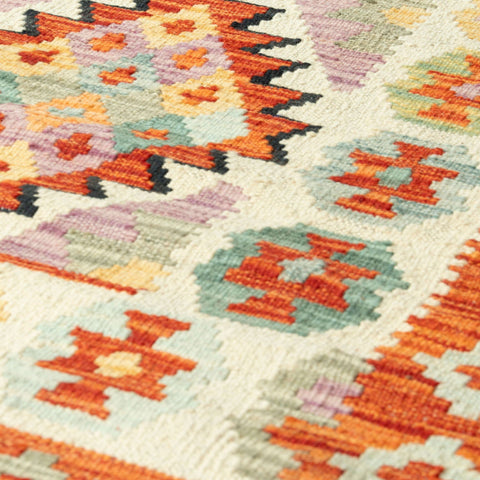 Handmade Afghan Kilim long runner - 309744