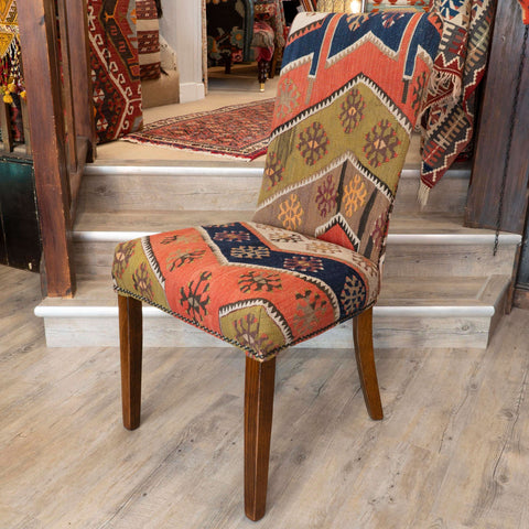 Handmade Turkish kilim Dining Chairs- 3097801 pair A