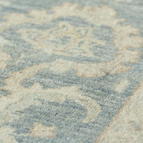 Handmade Afghan silverwash Ziegler carpet - CB309808