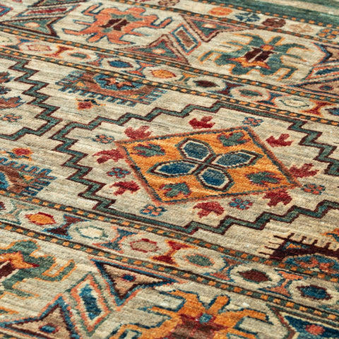 Handmade fine Afghan Samarkand carpet - 309817