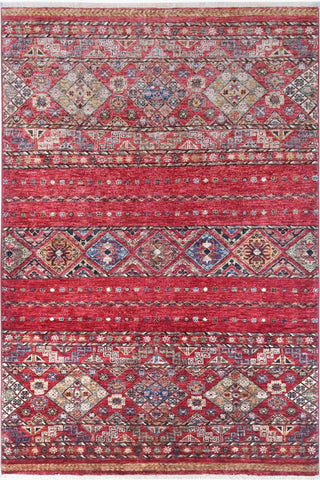 Handmade Afghan Kharjeen rug - ENR309844